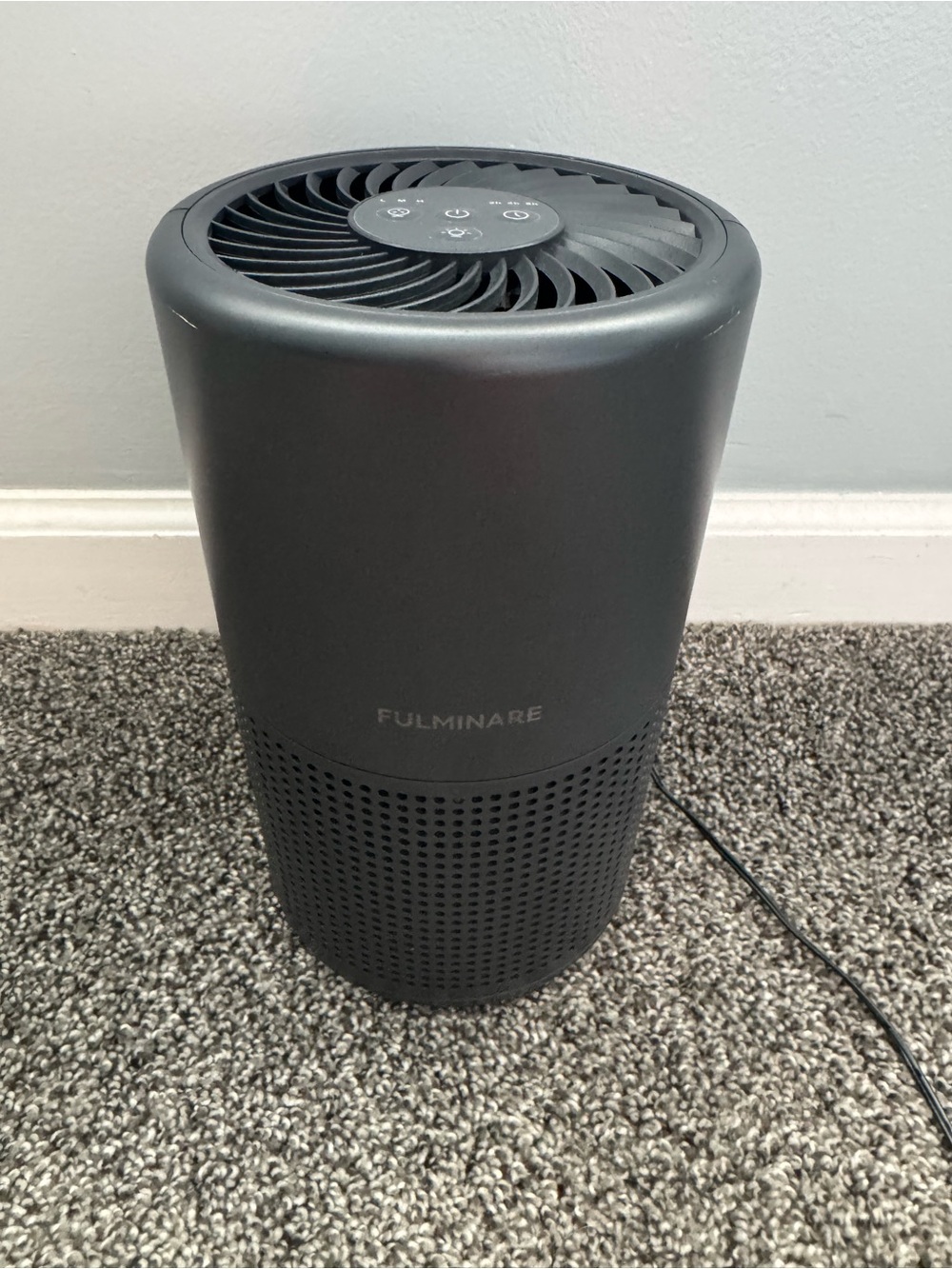 Fulminare Compact Air Purifier - Charcoal Gray